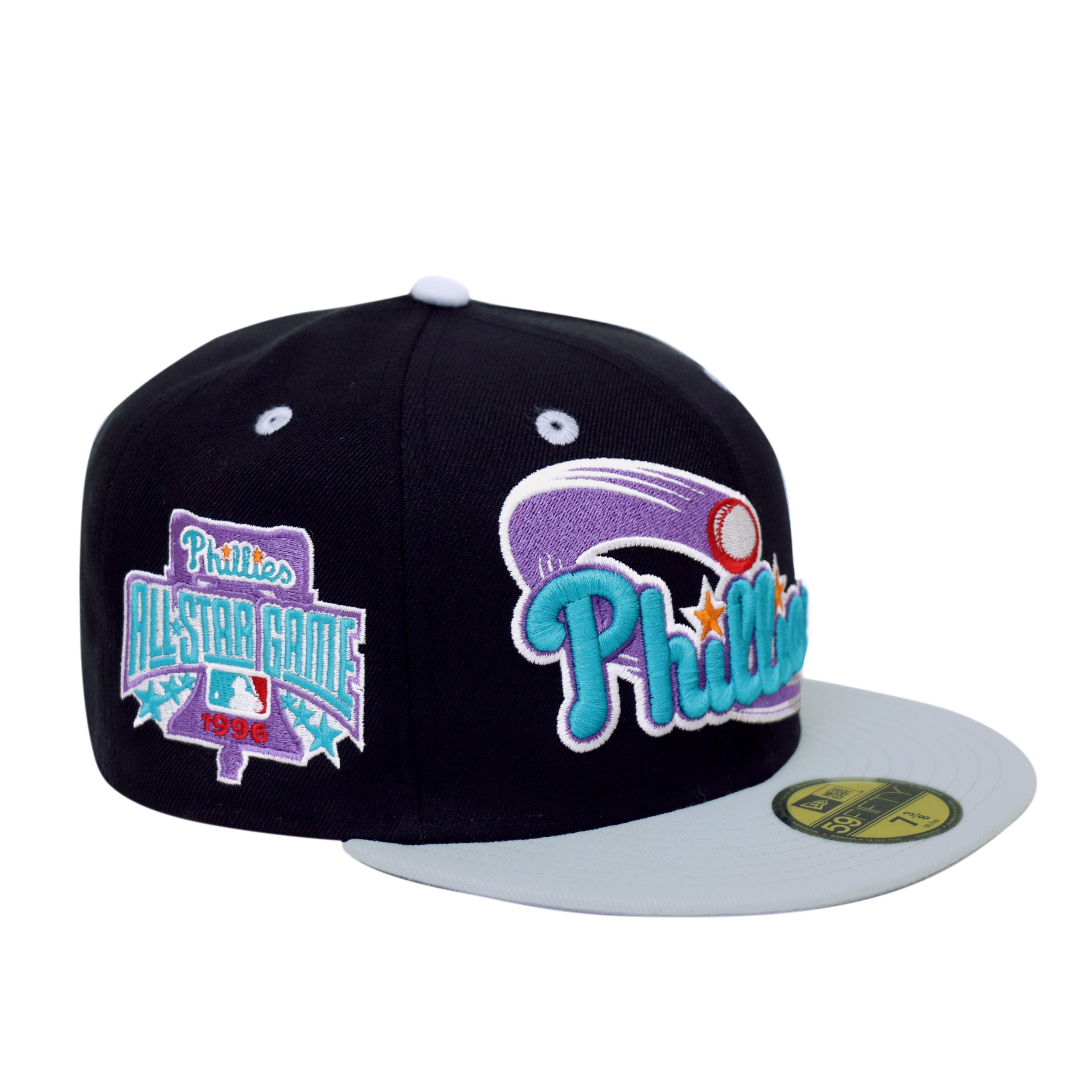 フィラデルフィア フィリーズ　キャップ THE CAP 59FIFTY VIVID CODE フィラデルフィア・フィリーズ ブラック