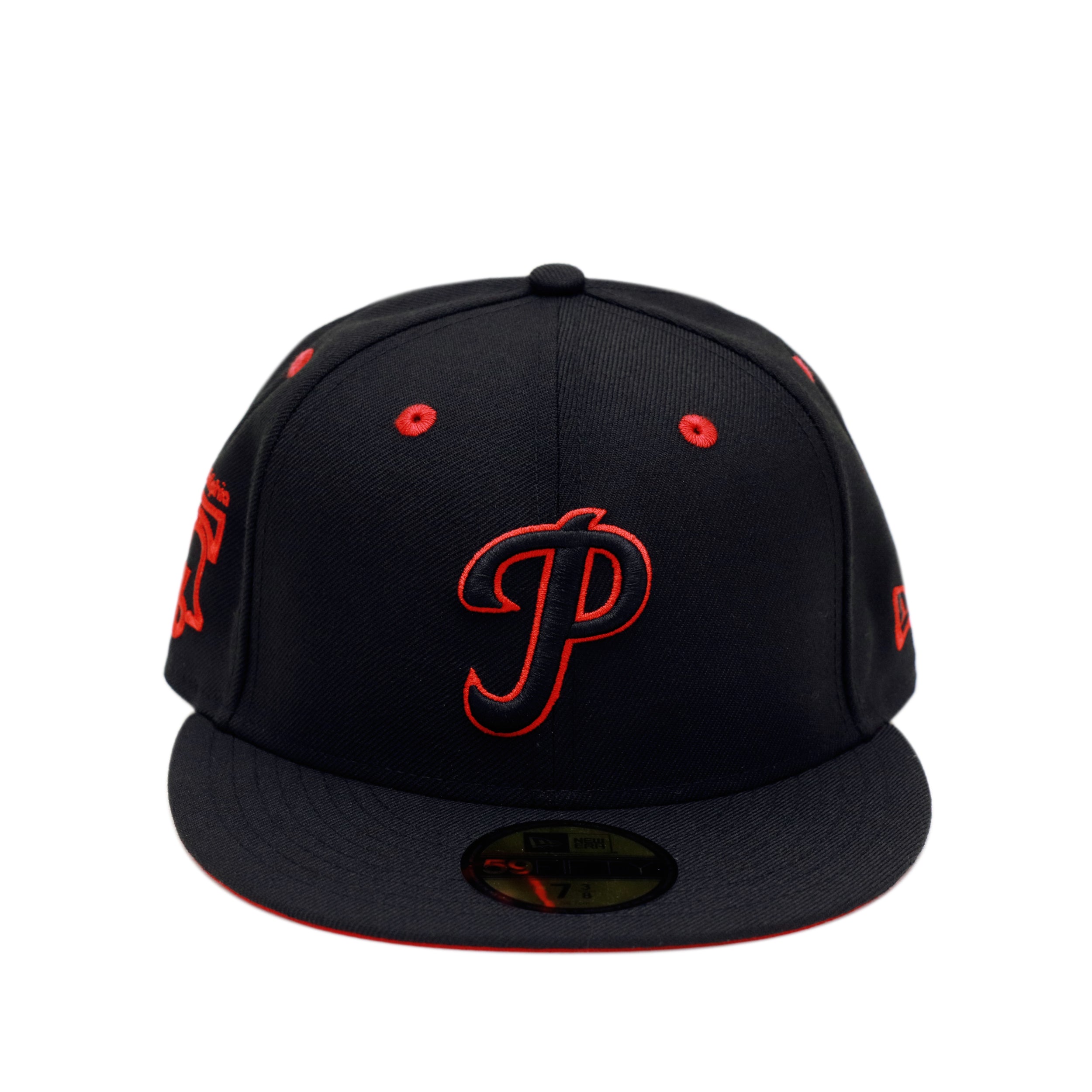 THE CAP 59FITY RED DEVILⅡ フィラデルフィア・フィリーズ ブラック