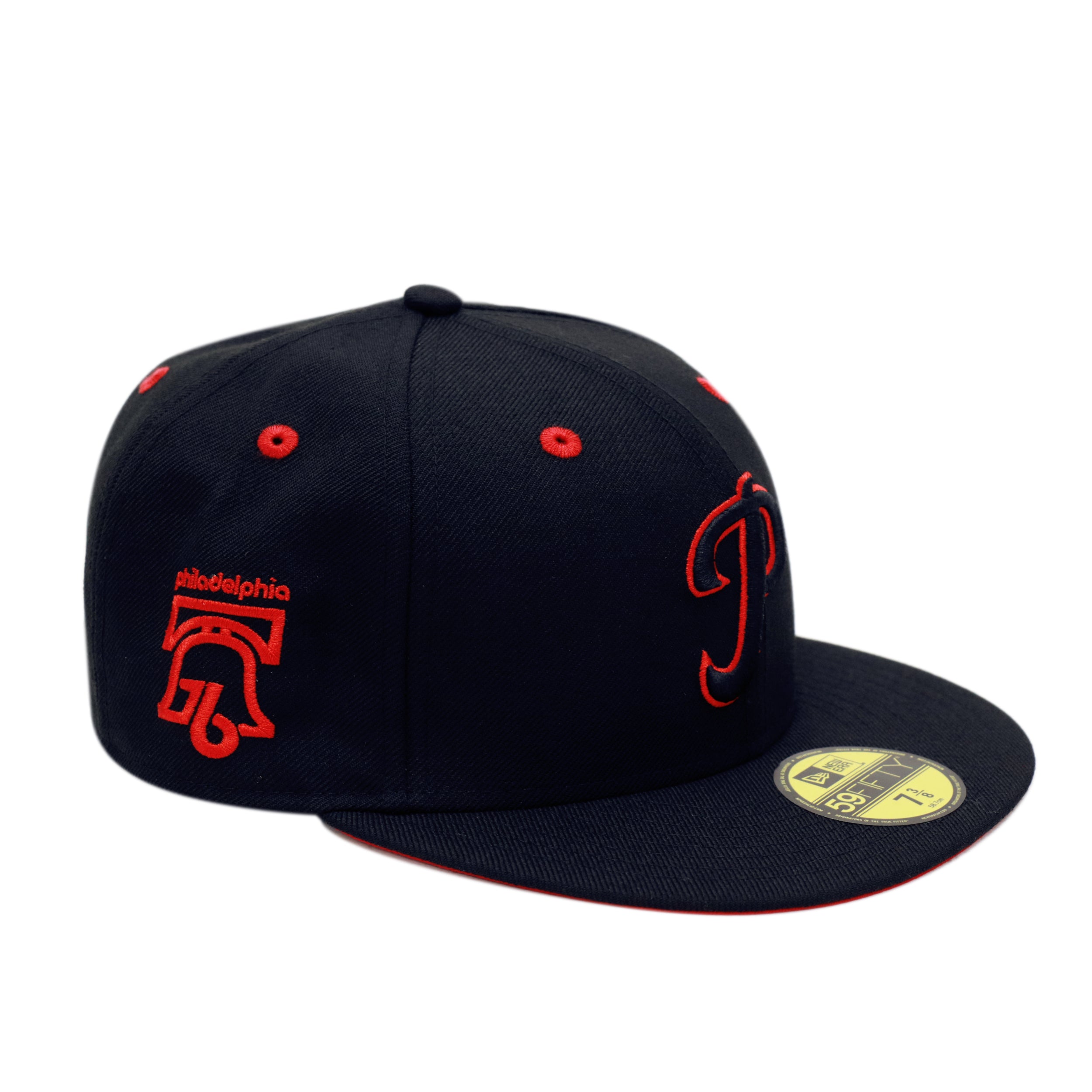 特別額装品/Chapeau Fath /ウィリー メイワルド THE CAP 59FITY RED DEVILⅡ フィラデルフィア・フィリーズ ブラック