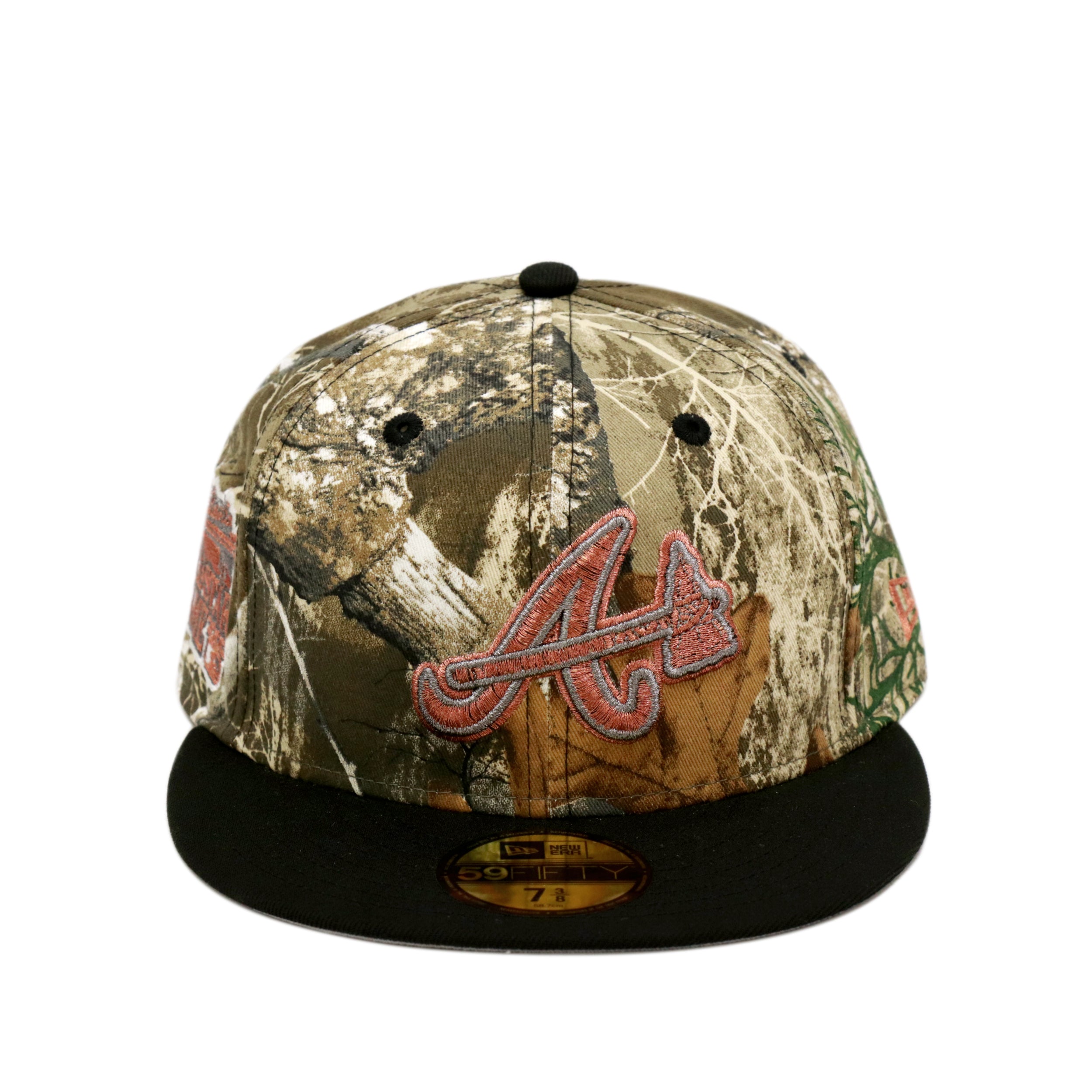 THE CAP 59FIFTY BLACK REAL TREE アトランタ・ブレーブス ツリーカモ