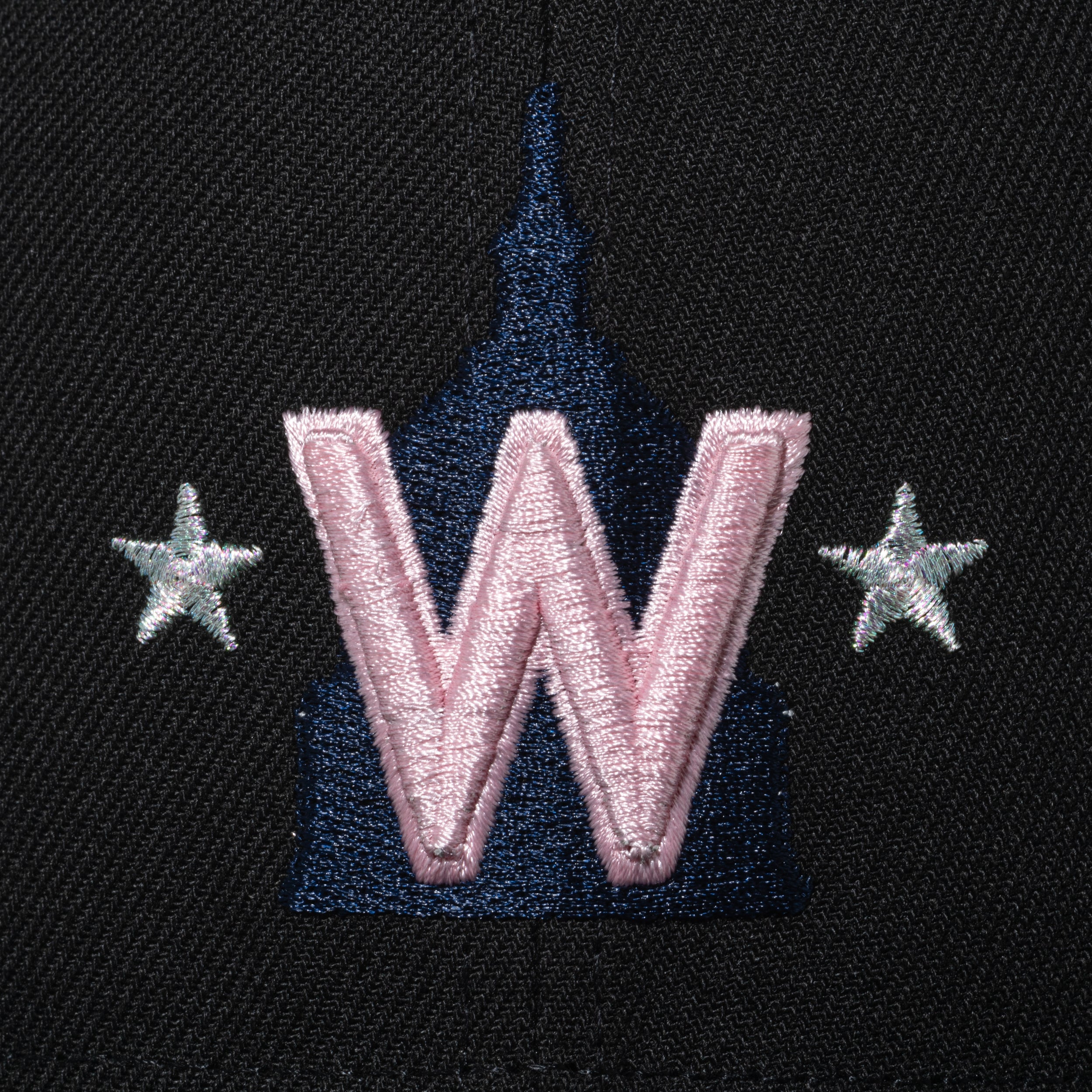 ひかる様 NYロゴ刺繍 ブラックキャップ 57 59FIFTY Yozakura 夜桜 ワシントン・ナショナルズ ブラック – THE CAP