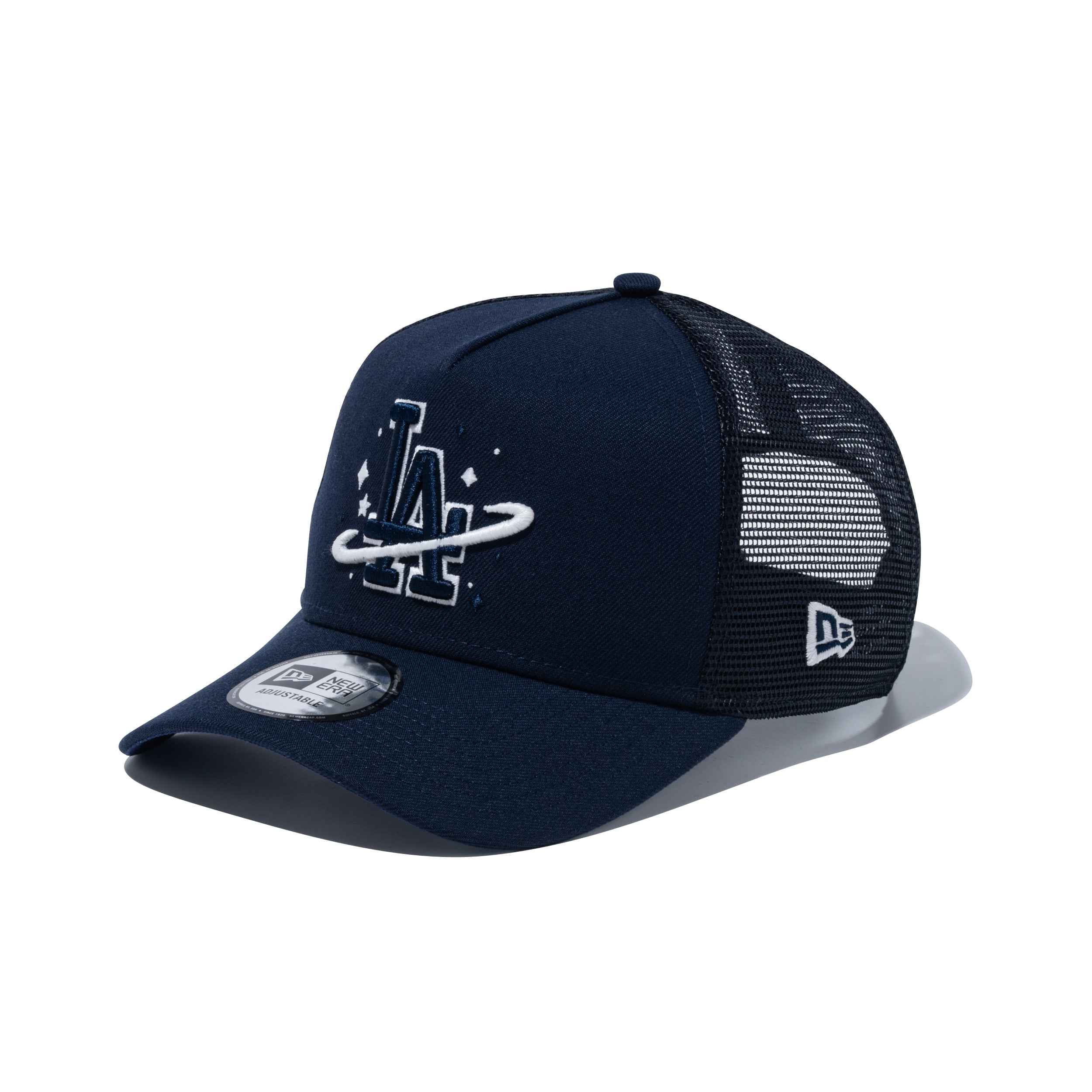 LA ロゴ トラッカーキャップ ネイビー 9FORTY A-Frame トラッカー When You Wish Upon a Star ロサンゼルス